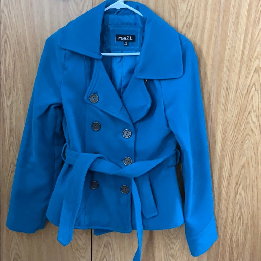 Blue peacoat